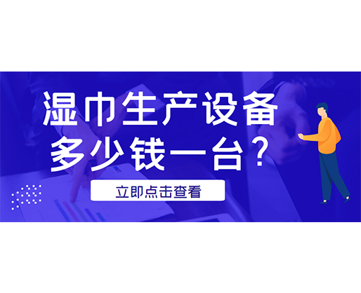 濕巾生產設備多少錢一臺？廠家發貨免費試機！