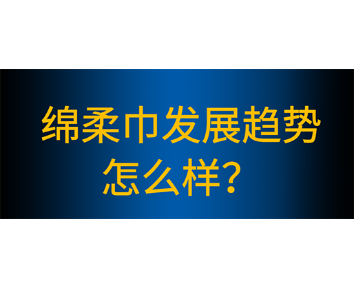 綿柔巾生產線有哪些性能特點，綿柔巾發展趨勢怎么樣？