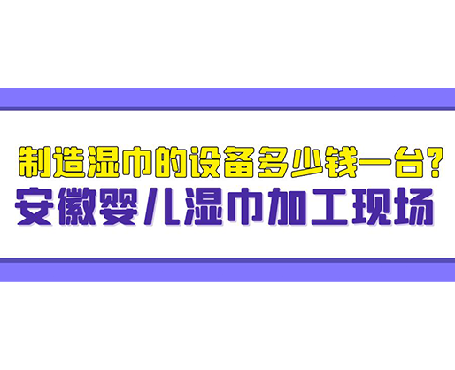 制造濕巾的設備多少錢一臺？安徽嬰兒濕巾加工現場