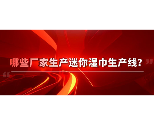 哪些廠家生產迷你濕巾生產線？