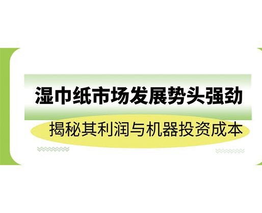濕巾紙市場發展勢頭強勁，揭秘其利潤與機器投資成本