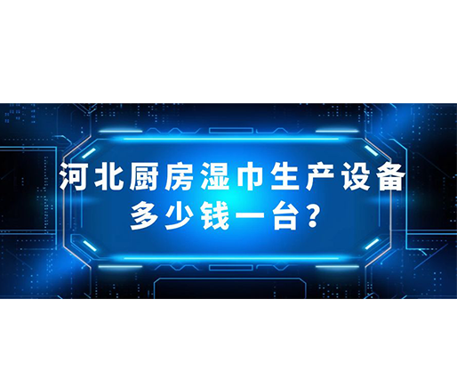 河北廚房濕巾生產設備多少錢一臺？