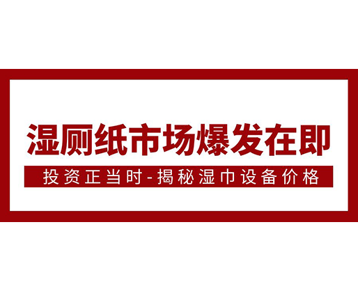 濕廁紙市場爆發在即，投資正當時-揭秘濕巾設備價格